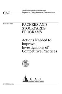Packers and Stockyards Programs: Actions Needed to Improve Investigations of Competitive Practices