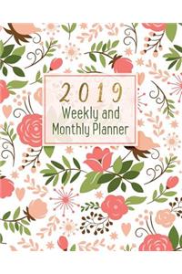 2019 Weekly and Monthly Planner