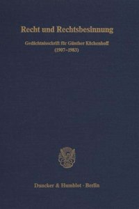 Recht Und Rechtsbesinnung