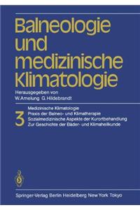 Balneologie und medizinische Klimatologie