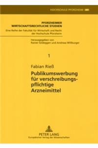 Publikumswerbung Fuer Verschreibungspflichtige Arzneimittel