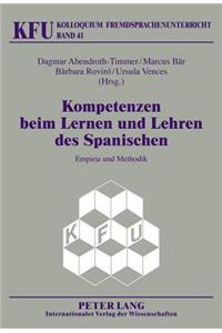 Kompetenzen Beim Lernen Und Lehren Des Spanischen