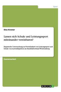 Lassen sich Schule und Leistungssport miteinander vereinbaren?