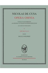 Nicolai de Cusa Opera omnia / Nicolai de Cusa Opera omnia. Volumen IV.