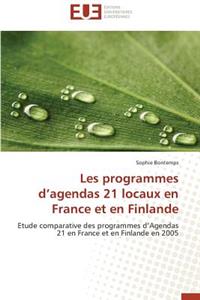 Les Programmes d'Agendas 21 Locaux En France Et En Finlande