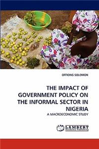 Impact of Government Policy on the Informal Sector in Nigeria
