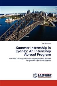 Summer Internship in Sydney