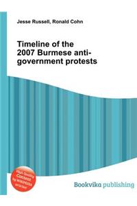 Timeline of the 2007 Burmese Anti-Government Protests