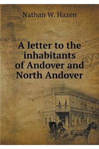 A letter to the inhabitants of Andover and North Andover