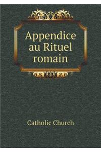 Appendice au Rituel romain