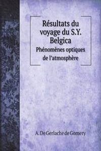 Resultats du voyage du S.Y. Belgica