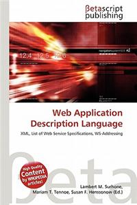 Web Application Description Language