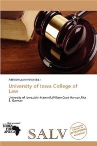 University of Iowa College of Law