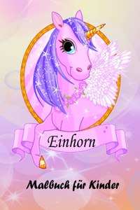 Einhorn-Malbuch für Kinder