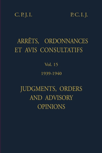 Judgments, orders and advisory opinions
