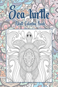 Sea turtle - Adult Coloring Book