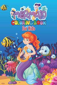 Mermaid Coloring Book for Kids