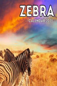 Zebra Calendar 2021