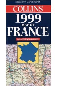 1999 Map of France