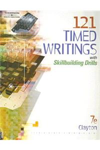 121 Timed Writings: With Skillbuilding Drills