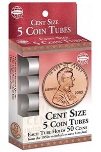 Cent Size 5 Coin Tubes
