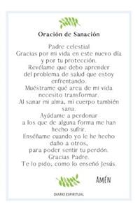 Oración de Sanación Cuaderno De Notas
