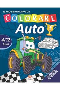 Il mio primo libro da colorare - auto 1 - Edizione notturna