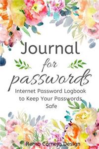 Journal for Passwords