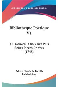 Bibliotheque Poetique V1