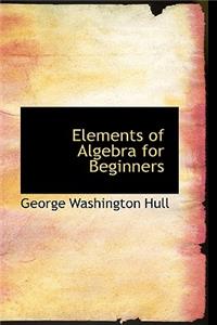 Elements of Algebra for Beginners