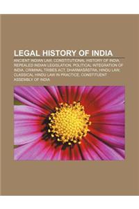 Legal History of India