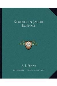 Studies in Jacob Boehme