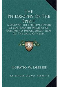 The Philosophy of the Spirit