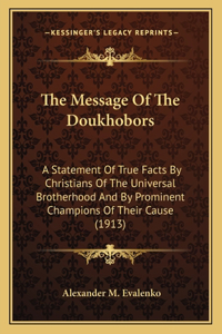 The Message Of The Doukhobors