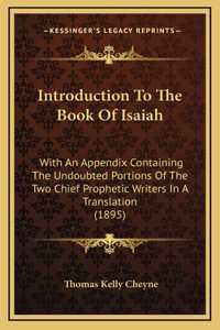 Introduction To The Book Of Isaiah