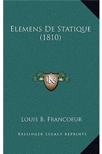 Elemens De Statique (1810)