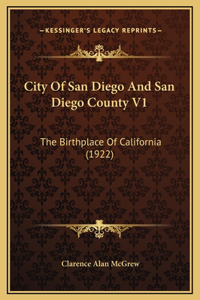 City Of San Diego And San Diego County V1