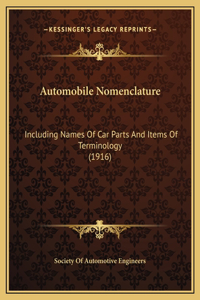 Automobile Nomenclature