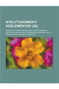 Nyelvtudomanyi Kozlemenyek (26 )