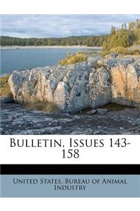 Bulletin, Issues 143-158