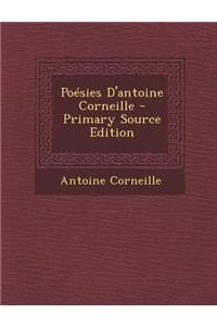 Poesies D'Antoine Corneille