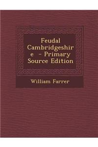 Feudal Cambridgeshire - Primary Source Edition
