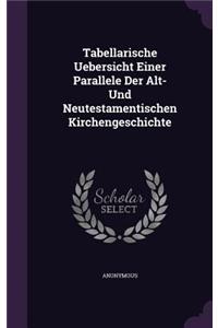 Tabellarische Uebersicht Einer Parallele Der Alt- Und Neutestamentischen Kirchengeschichte