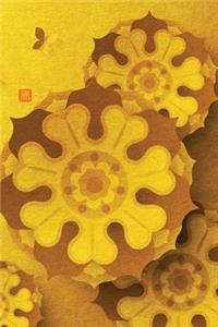 Orient Flower Wheels Grid Notebook