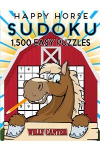 Happy Horse Sudoku 1,500 Easy Puzzles. Gigantic Big Value Book