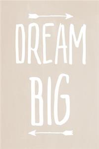 Pastel Chalkboard Journal - Dream Big (Fawn)