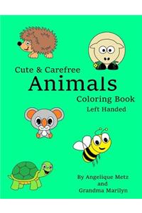 Cute & Carefree Animals Coloring Book