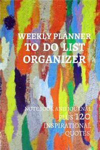 Weekly Planner to Do List Organizer