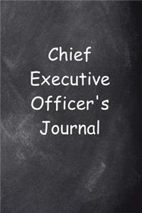 Chief Executive Officer's Journal Chalkboard Design