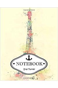 Color Eiffel Notebook Journal: Pocket Notebook Journal Diary